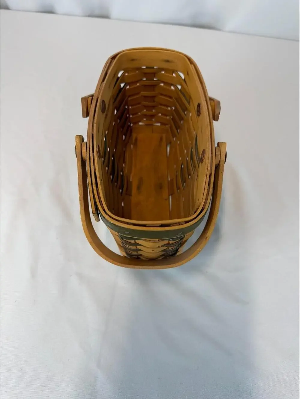 1998 Longaberger Picture Perfect Sweetheart Basket Vintage 7.25